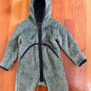 Cozy Green Hooded Bodysuit